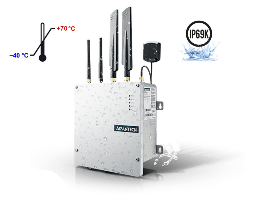 Промышленный IoT шлюз Advantech UNO-430-E1A во влагозащищенном исполнении