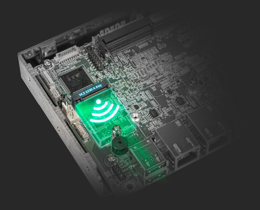 WAFER-JL-N5105 – компактная процессорная  плата для промышленной робототехники
