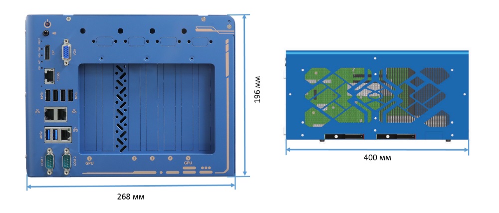 Многослотовый промышленный компьютер Nuvo-10208GC с поддержкой видеокарт RTX 40-ой серии