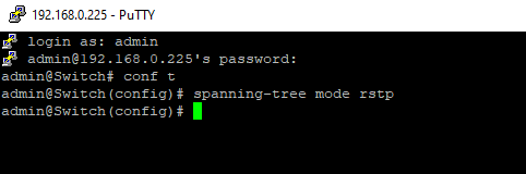 Настройка резервирования RSTP на коммутаторах Инзер и Инзер-М
